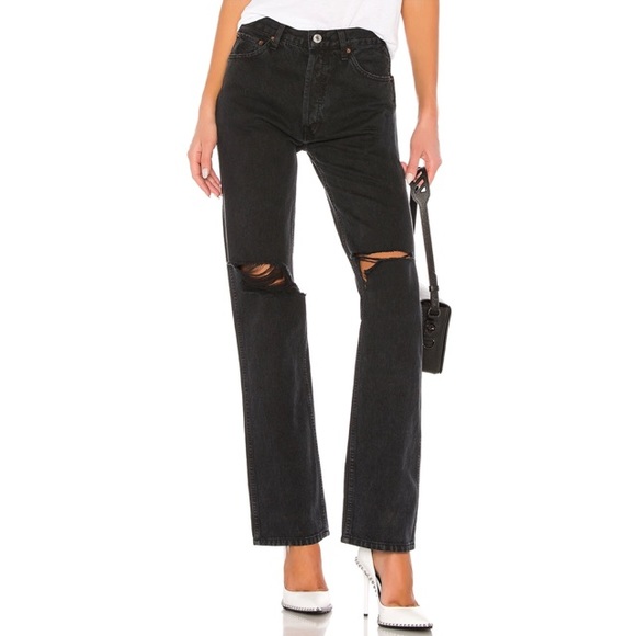 redone high rise loose black